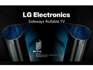 ??LG 可卷曲 OLED 電視，屏幕可從兩側滾動收起